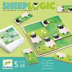 New Sealed Djeco Wooden Sheep Logic Brain Teaser Game🐑